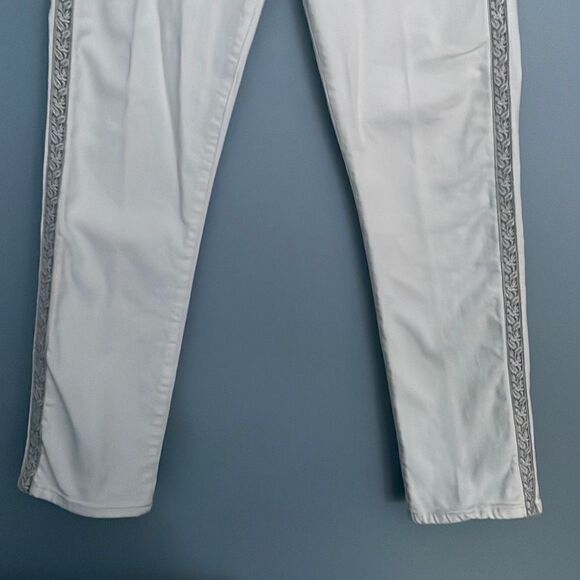 Citizens of Humanity Harlow Ankle high rise slim white jeans 28 - Picture 2 of 10